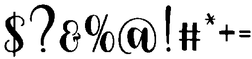 meadow otf (400) Font OTHER CHARS