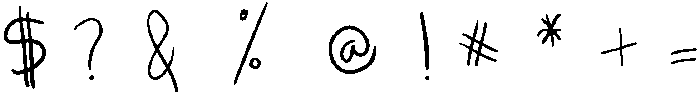 melody Regular otf (400) Font OTHER CHARS