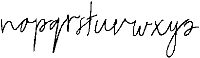 melody Regular otf (400) Font LOWERCASE