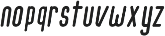 melowest Italic otf (400) Font LOWERCASE