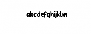 Melindya.ttf Font LOWERCASE