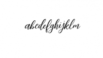 Melly Script.otf Font LOWERCASE