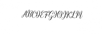 MellyScriptfont.otf Font UPPERCASE