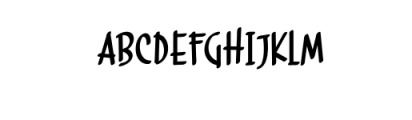 Mellynda.otf Font UPPERCASE