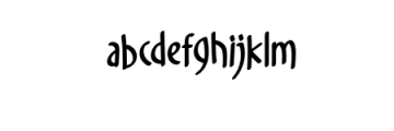 Mellynda.otf Font LOWERCASE