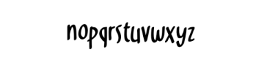 Mellynda.otf Font LOWERCASE