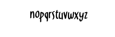 Mellynda.ttf Font LOWERCASE