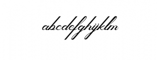 MelodiousScript.ttf Font LOWERCASE