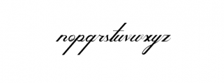 MelodiousScript.ttf Font LOWERCASE