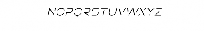 Melting Point Light Italic.ttf Font LOWERCASE