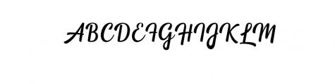 Mendoan.otf Font UPPERCASE