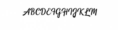 Mendoan.ttf Font UPPERCASE