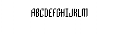 Metrix Font LOWERCASE