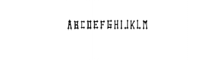 meet hall Font UPPERCASE
