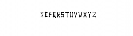 meet hall Font UPPERCASE