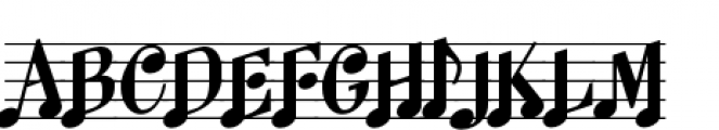 Melody Maker Font UPPERCASE