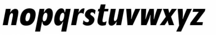 Mensa Condensed Medium Italic Font LOWERCASE