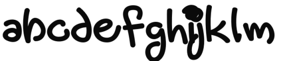 Mensrea Graffiti Font LOWERCASE