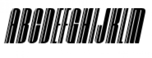 Mercano Empire Lined Italic Font UPPERCASE