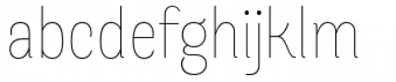 Merced Light Font LOWERCASE