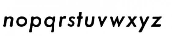 Metallophile Sp8 Medium Italic Font LOWERCASE