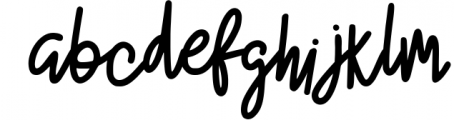 MEILOLY - Handwritten Monoline Script Font LOWERCASE