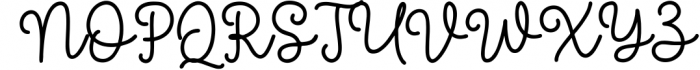 Medellin Script - cute monoline font Font UPPERCASE