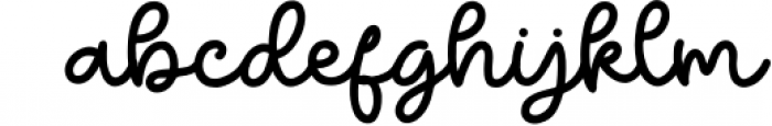 Medellin Script - cute monoline font Font LOWERCASE