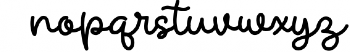 Medellin Script - cute monoline font Font LOWERCASE