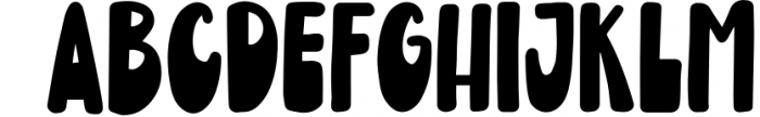 Meggie - Cute Bulky Font Font UPPERCASE