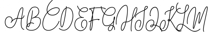 Meghatone Signature | A Natural Handritten Script Font Font UPPERCASE
