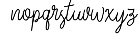 Meghatone Signature | A Natural Handritten Script Font Font LOWERCASE