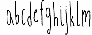 Megiline Typeface Font LOWERCASE