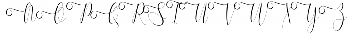 Melamar Calligraphy 1 Font UPPERCASE