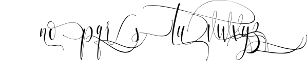 Melamar Calligraphy 1 Font LOWERCASE