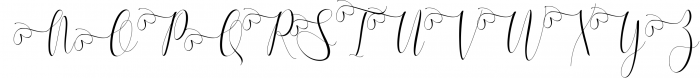 Melamar Calligraphy 5 Font UPPERCASE