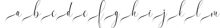 Melamar Calligraphy 6 Font LOWERCASE