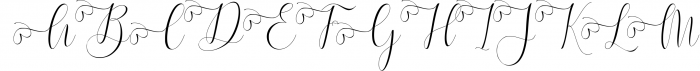 Melamar Calligraphy Font UPPERCASE