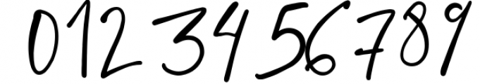 Melanott Modern Signature Font OTHER CHARS