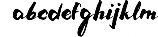 Melidia Font | HandBrushed Font LOWERCASE