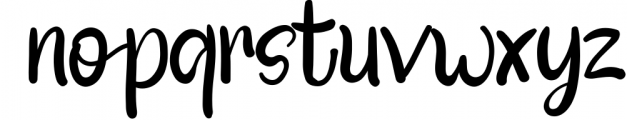 Melisa - Modern Handwritten Font Font LOWERCASE