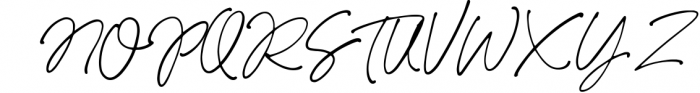 Mellodate - Signature Script Font UPPERCASE
