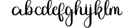 Melody - Modern Calligraphy Font Font LOWERCASE