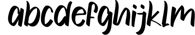 Melody Font LOWERCASE