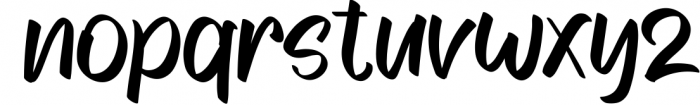 Melody Font LOWERCASE