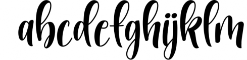 Melodyna Melginda Font LOWERCASE