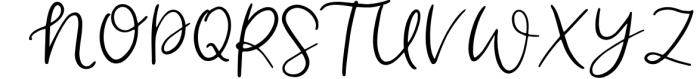 Melony | Modern Script Font Font UPPERCASE
