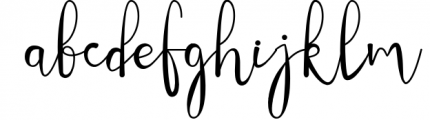 Meltinghones - Beautiful Script Font Font LOWERCASE