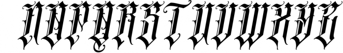 Menotius Blackletter 1 Font UPPERCASE