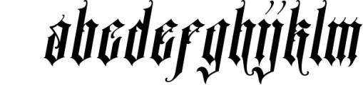 Menotius Blackletter 1 Font LOWERCASE